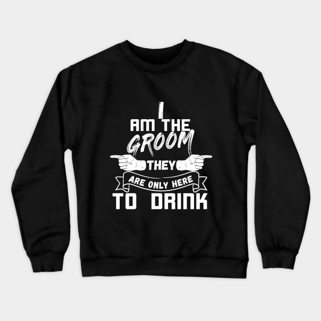 I am the groom - Bachelor party set 1 of 3 /w Crewneck Sweatshirt by emmjott